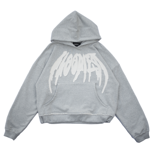 hoodie claws gray przod.png