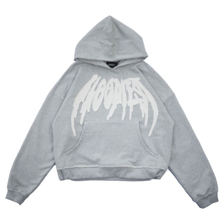 hoodie claws gray przod.png